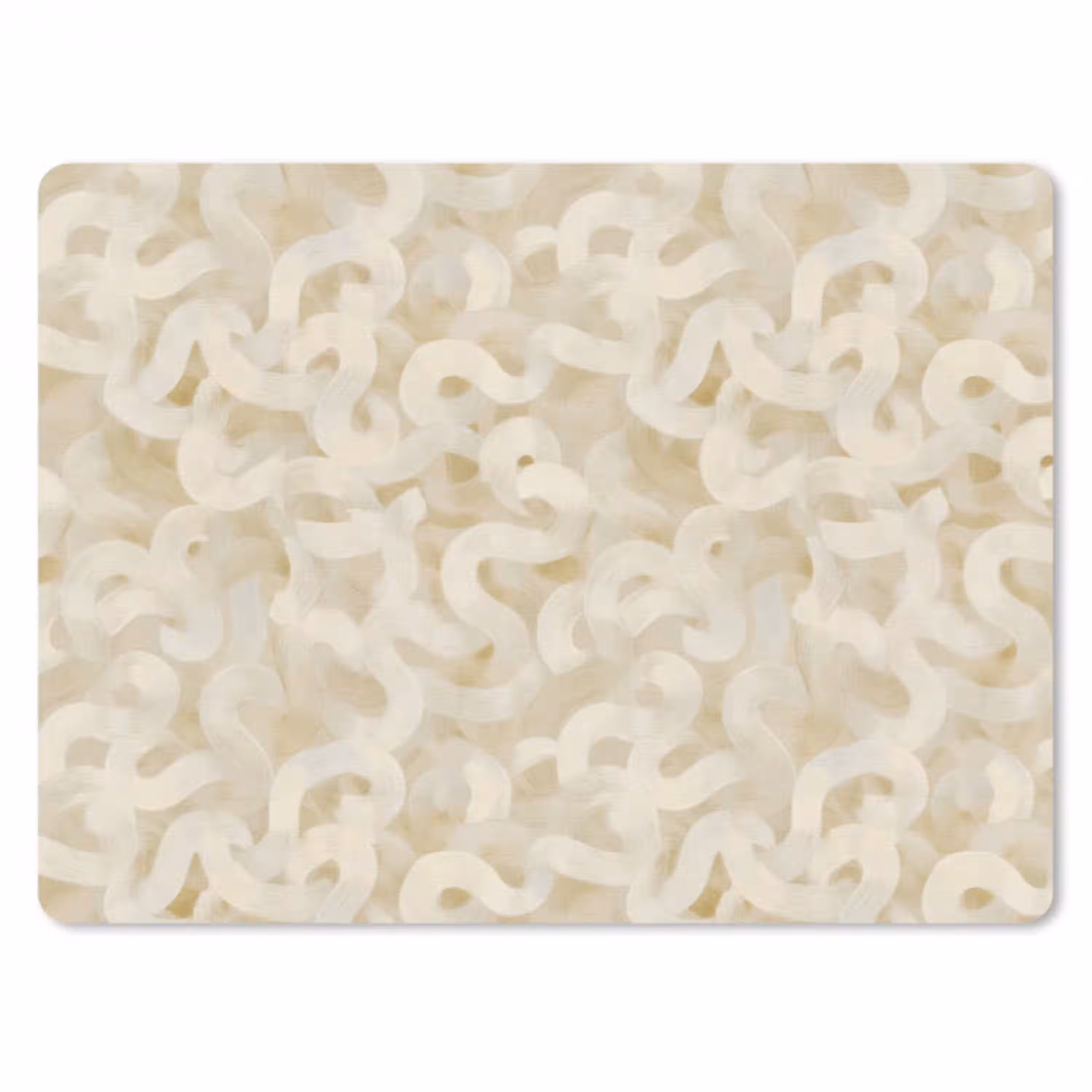 Abstract - Lijnen - Beige muismat rubber klein 262 -3d