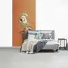 Kerkuil - Koksmuts - Oranje - Vogel fotobehang vinyl groot -slaapkamer