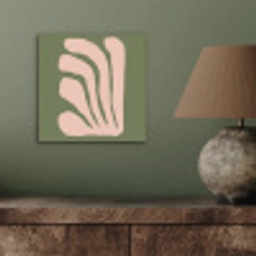 Abstract - Natuur - Pastel - Roze aluminium wit klein -sfeer2
