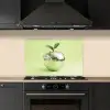 Groen - Disco - Decoratie - Appel keuken achterwand spatscherm klein -sfeer1