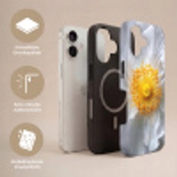 Wit - Bloem - Elegant Toughcase MagSafe Apple iPhone 17 klein -USP_Lagen_DE