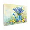Lavendelbloemen - Quote - Gieter Tuinposter op houten frame 2 cm dik klein -3d