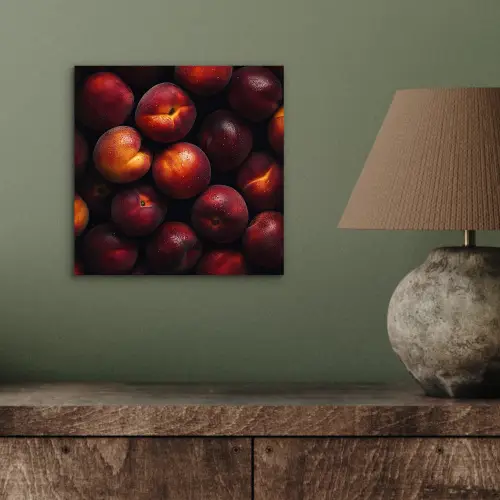 Fruit - Close up - Nectarines aluminium wit klein -sfeer2