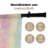 Eenhoorn - Glitters - Regenboog - Pastel Wandkleed katoen klein -sfeer2