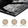 Paard - Sport - Zwart - Wit aluminium wit klein -closeup_FR