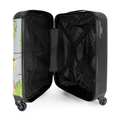 Diertjes in de jungle Koffer - NBS - Handbagage middel -binnenkant