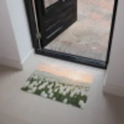 Tulpen - Landschap - Wit Deurmat klein -sfeer5