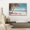 Palmboom - Schommel - Strand - Lucht canvas 2cm klein -sfeer6