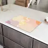 Golvende vormen - Abstract - pastel Inductie beschermer vinyl 3mm klein -sfeer8