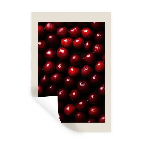 Kersen - Rood Muursticker klein -3d