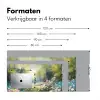 Bos - Schilderstijl - Kleurrijk Muismat XXL klein -sfeer5