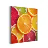 Fruit - Kleurrijk - Close up aluminium wit klein -3d
