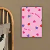 Lolly - Valentijn - Illustratie - Snoep canvas 2cm klein -sfeer3
