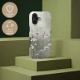 Vlinders - Wildbloemen - Illustratie - Kleurrijk Toughcase MagSafe Apple iPhone 17 klein -USP_PrintM_DE