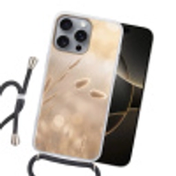 Hazestaartgras - Graanharen - Zonlicht Hoesje iPhone 16 Pro Max met koord klein -sfeer1