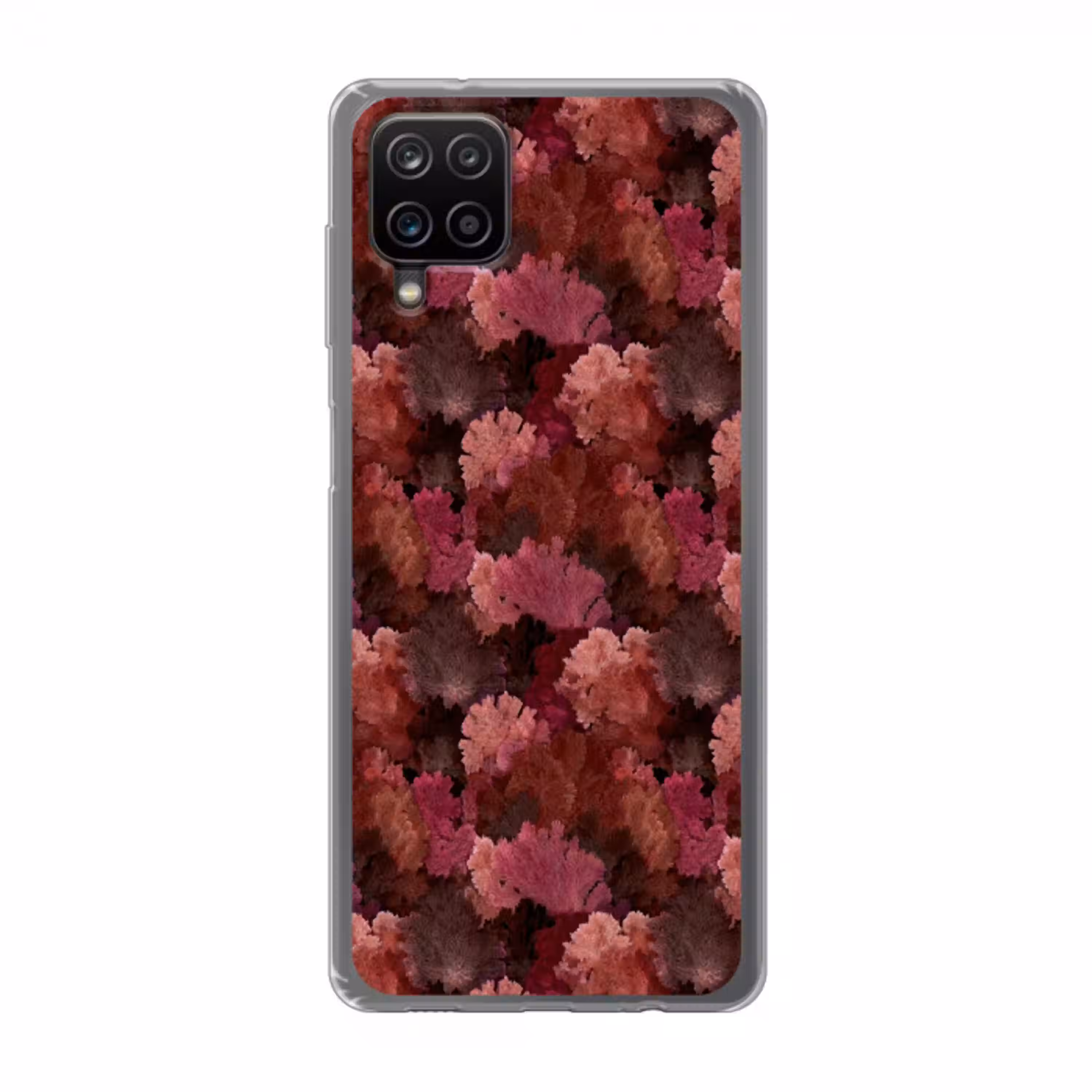 Koraal - Textuur - Kleurrijk Telefoonhoesje Samsung Galaxy A12 klein 372 -3d