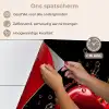 Kersen - Rood - Fruit - Water - Zwart keuken achterwand spatscherm klein -spatscherm_NL