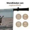 Scheepsstuur - Hout - Bruin - Zand Wandkleed katoen klein -sfeer2