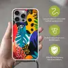 Bladeren - Vormen - Abstract - Kleurrijk Hoesje iPhone 16 Pro Max met koord klein -sfeer2_NL