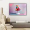 Macarons - Schaal - Pastel - Kleurrijk canvas 2cm klein -sfeer6