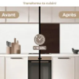 Patroon - Hardhout - Plank keuken achterwand 2 middel 865 -voor-na2_FR