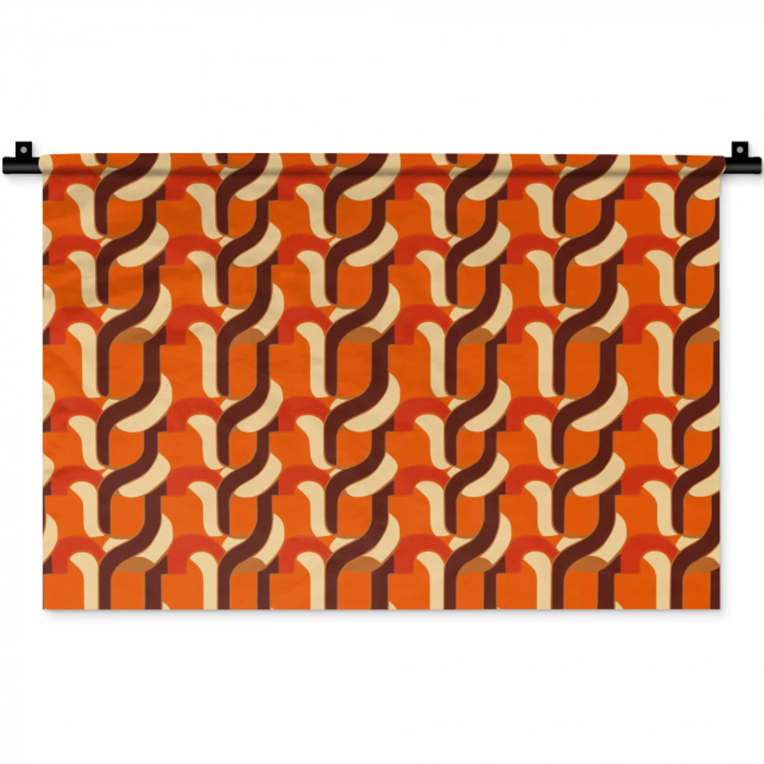Retro - Modern - Kleurrijk Wandkleed katoen klein 269 -zz3d