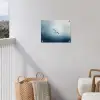 Meeuw - Wit - Zee - Mistig tuinposter los doek klein -sfeer8