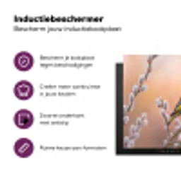 Groenling - Katjes - Lente - Natuur - Zacht Inductie beschermer vinyl 3mm klein -zzzzzzz-cc-usp
