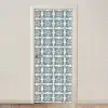 Dessin - Tegel - Blauw deurposter klein 289 -3d_beige