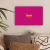 Smile - Stippen - Roze canvas 2cm klein -sfeer1