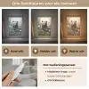 Bruine beer - Wilde dieren - Bloemen - Planten Light Box met kabel (Tafellamp) klein -USP_lichtkleurNL