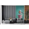 Roodborstje - Vogel - Koksmuts - Sokkel fotobehang vinyl groot -bank