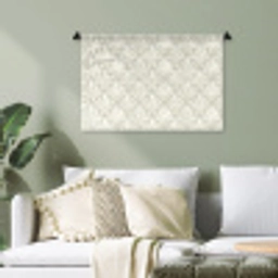 Barok - Patroon - Beige Wandkleed katoen klein 269 -sfeer7