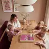 Softijs - Edelstenen - Roze - Hoorntje Dienblad Rechthoek middel -sfeer4
