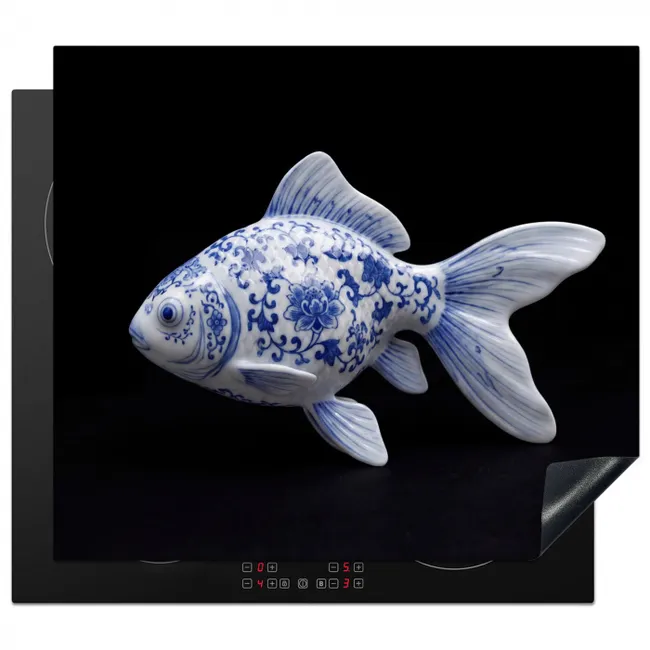 Induction hob protector - Porcelain - Goldfish - Delftware