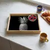 Ananas - Gedetailleerd - Bladeren Dienblad Rechthoek middel -sfeer2