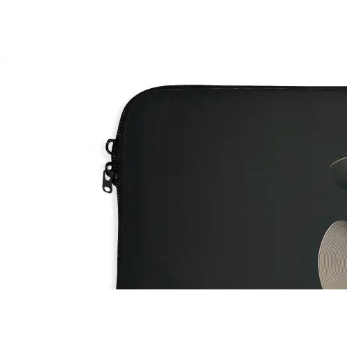 Zwarte - Hoed - Vrouw laptophoes neopreen klein -detail