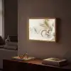 Bloem - Hout - Tarwe Light Box met batterij (Wandlamp) middel -sfeer1