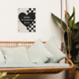 Liefde - Beige - Race tuinposter los doek klein -sfeer7