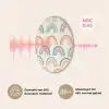 Regenboog - Pastel - Patroon Akoestische PET Vilt - Rond klein -USP_NL