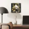 Panda - Pandabeer - Wilde dieren - Natuur - Bloemen plexiglas 5mm klein -sfeer6
