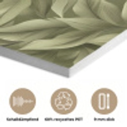Bladeren - Modern - Groen PET vilt klein 837 -closeup_DE