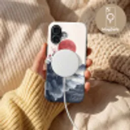 Kersenbloesem - Oosters - Rood Toughcase MagSafe Apple iPhone 17 klein -USP_MagsafeV