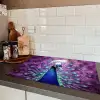 Pauw - Koksmuts - Cool - Paars Inductie beschermer vinyl 3mm klein -sfeer3