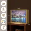 New York - Skyline - Stad - Kleuren Light Box met batterij (Wandlamp) middel -USP_websiteoverzichtNL