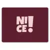 Nice - Uitroepteken - Rood muismat rubber klein -3d