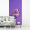 Disco - Eend - Paars fotobehang vinyl groot -woonkamer