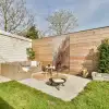Gedroogd pampasgras dichtbij Tuinposter op houten frame 2 cm dik xxl -sfeer2