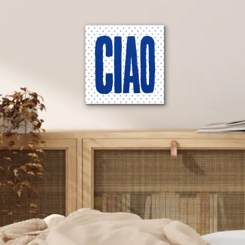 Ciao - Stippen - Roze - Wit aluminium wit klein -sfeer3