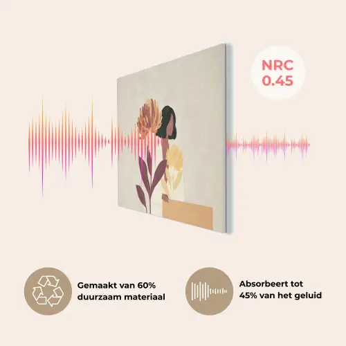 Vrouw - Minimalistisch - Bloem PET vilt klein -USP_NL
